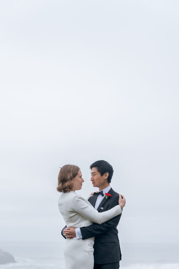 Newlyweds in San Francisco