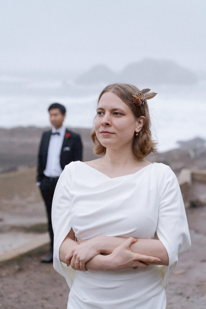 Outdoor San Francisco Bridal Portrait
