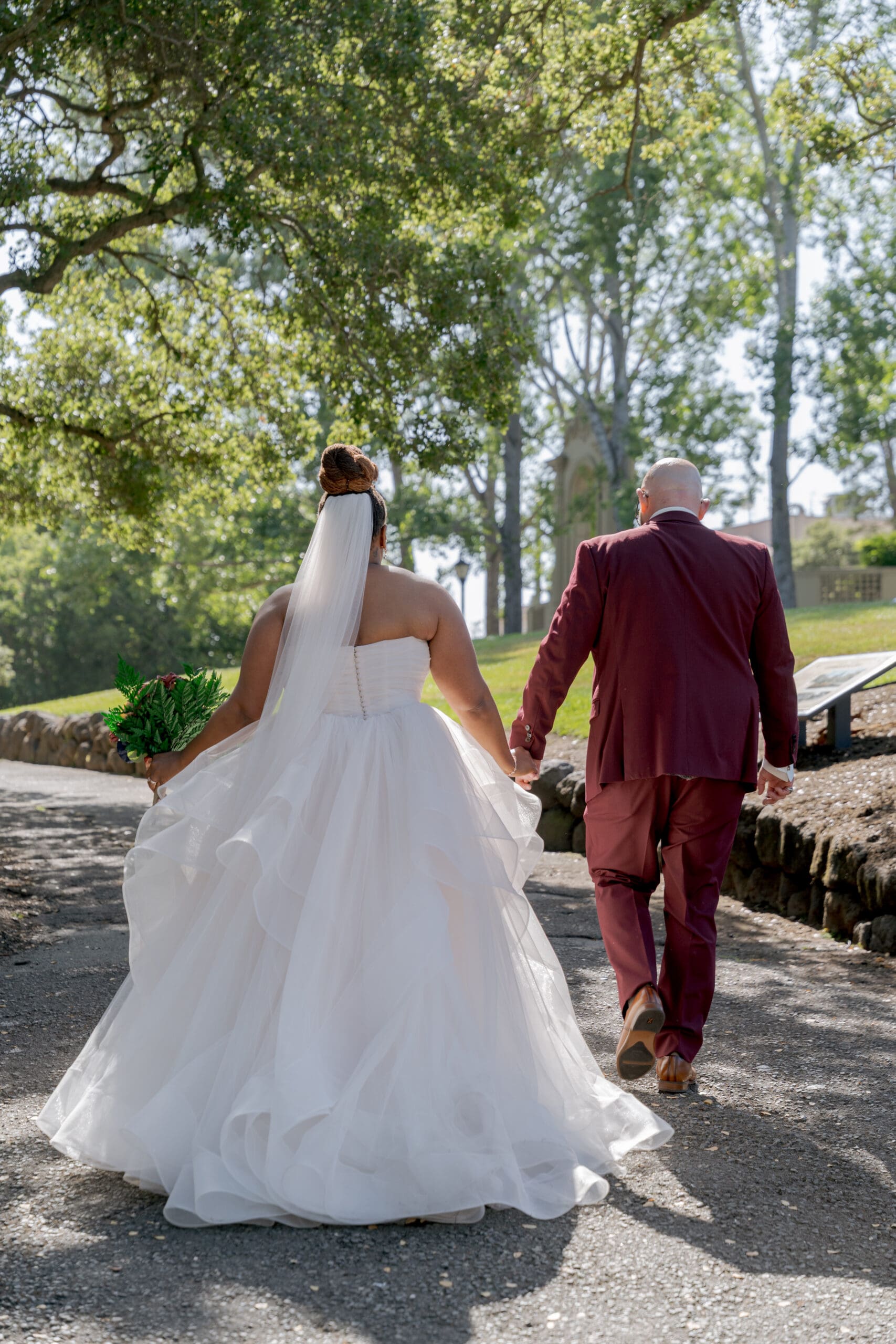 A quiet moment during a wedding day at the Piedmont Community Hall
