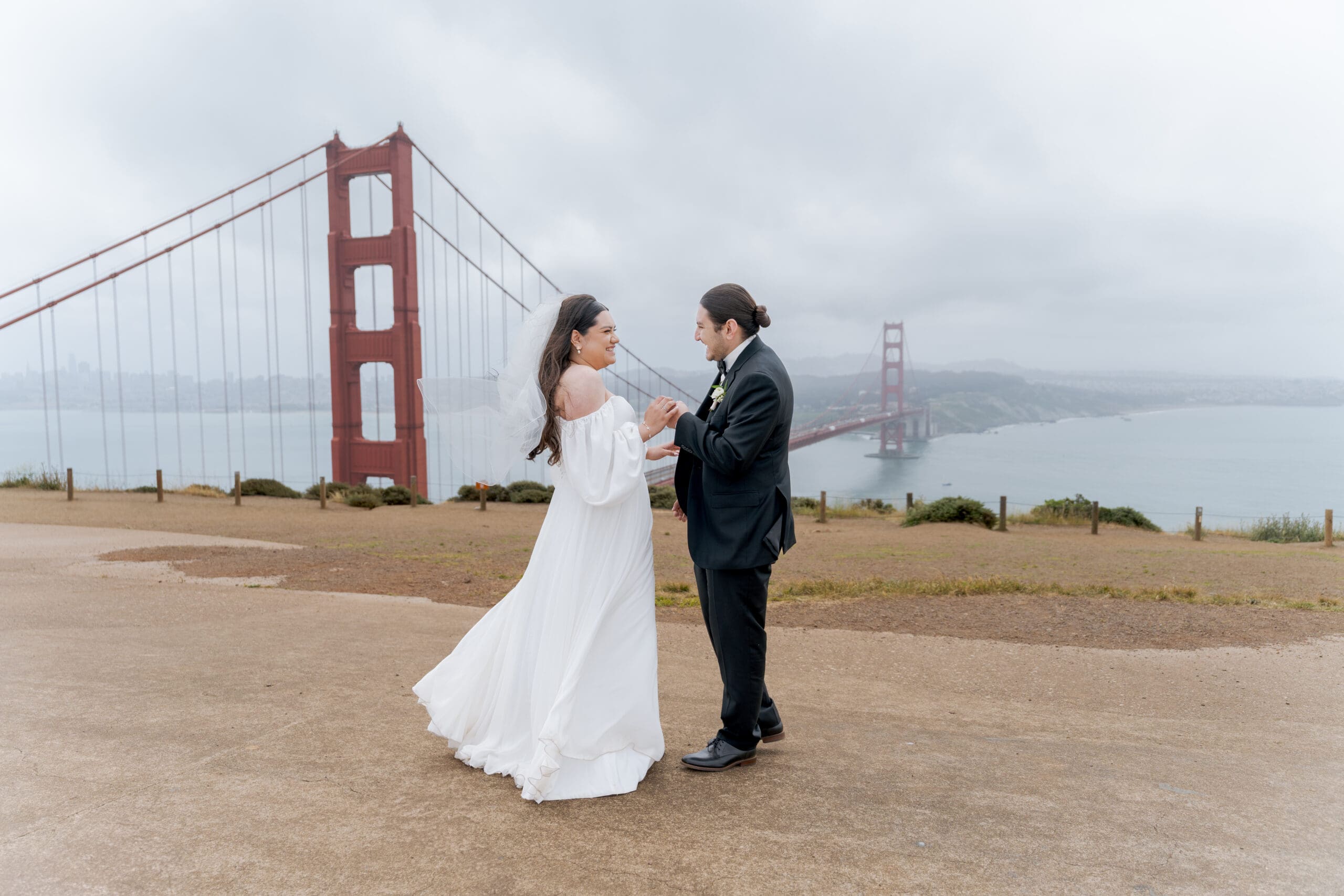 Couple's Elopement in San Francisco, Battery Spencer