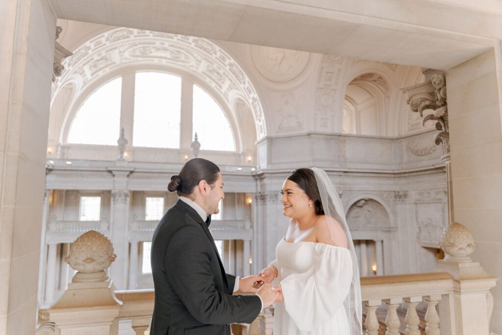 San Francisco City Hall Elopement Ceremony