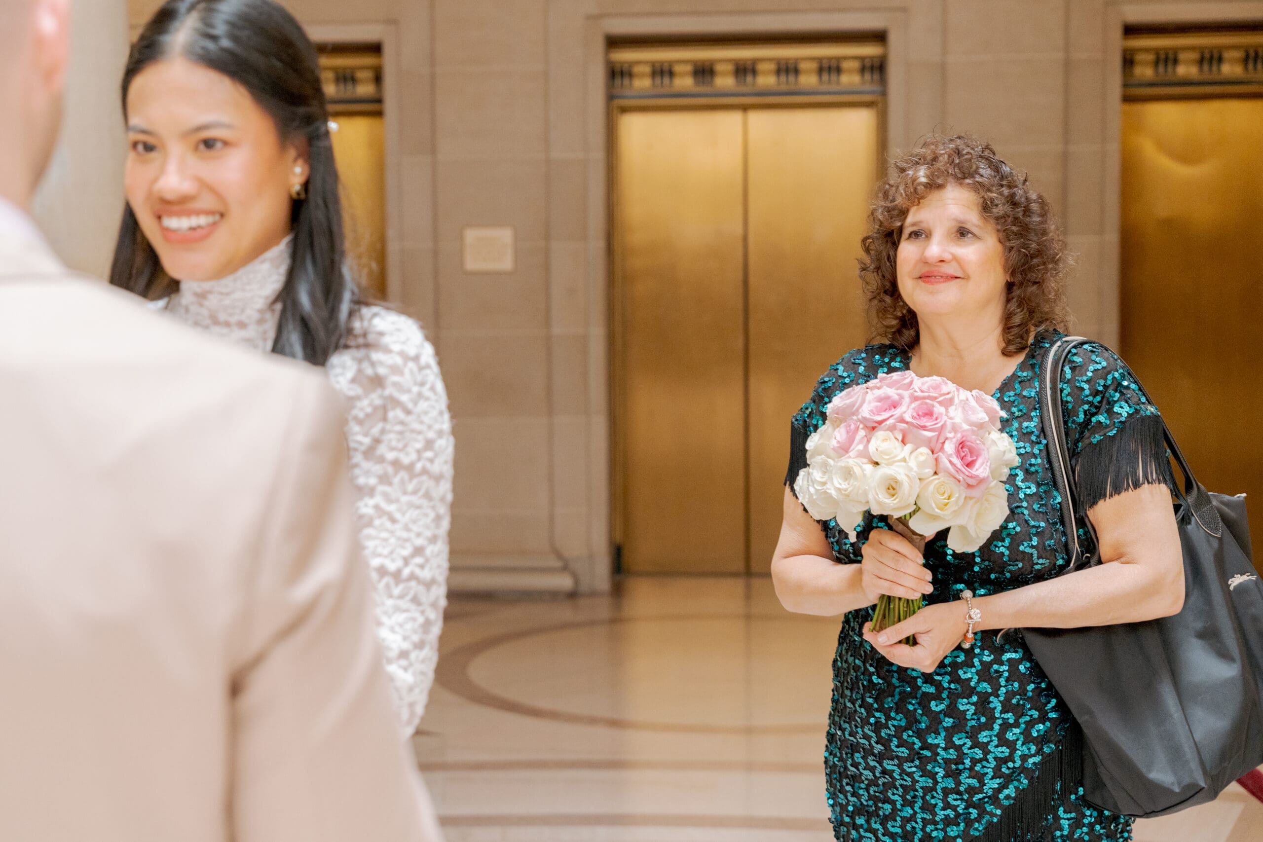 The love of family and friends at SF City Hall
