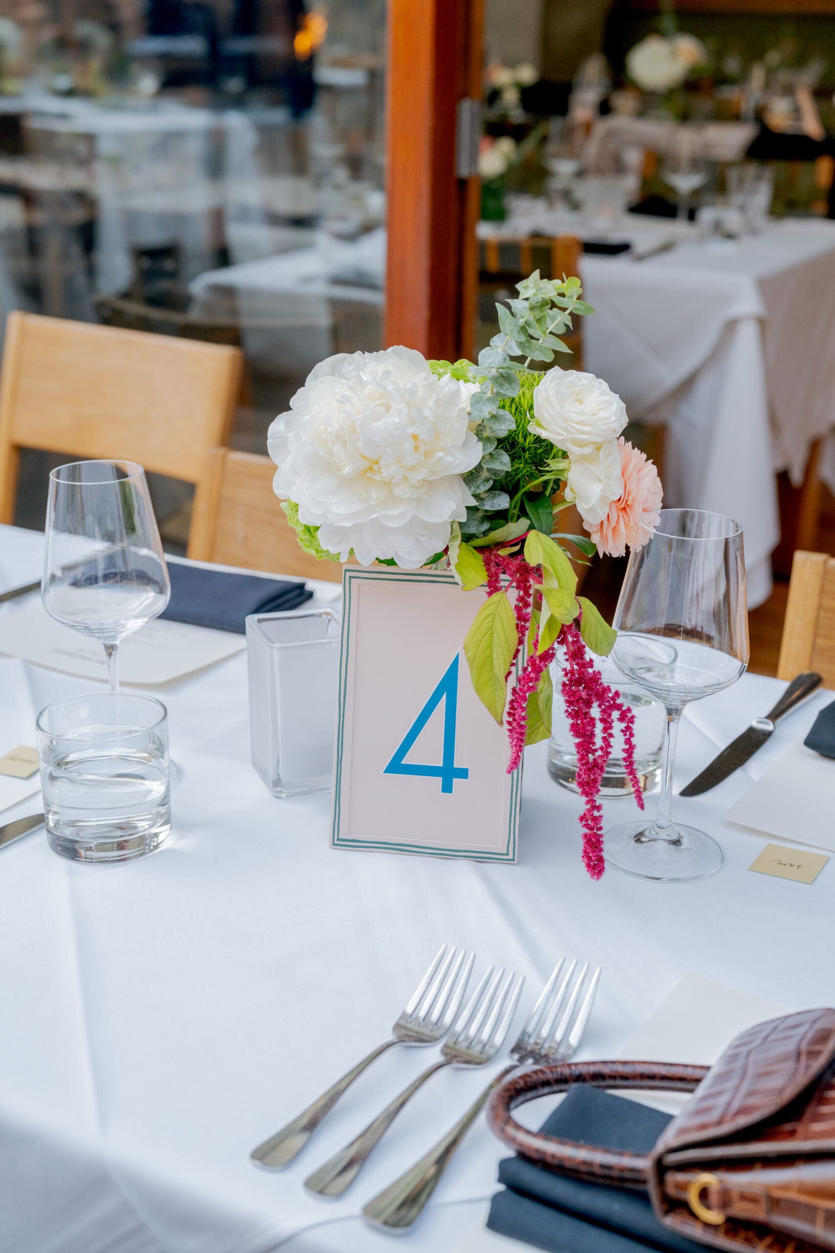 Table setting at Foreign Cinema