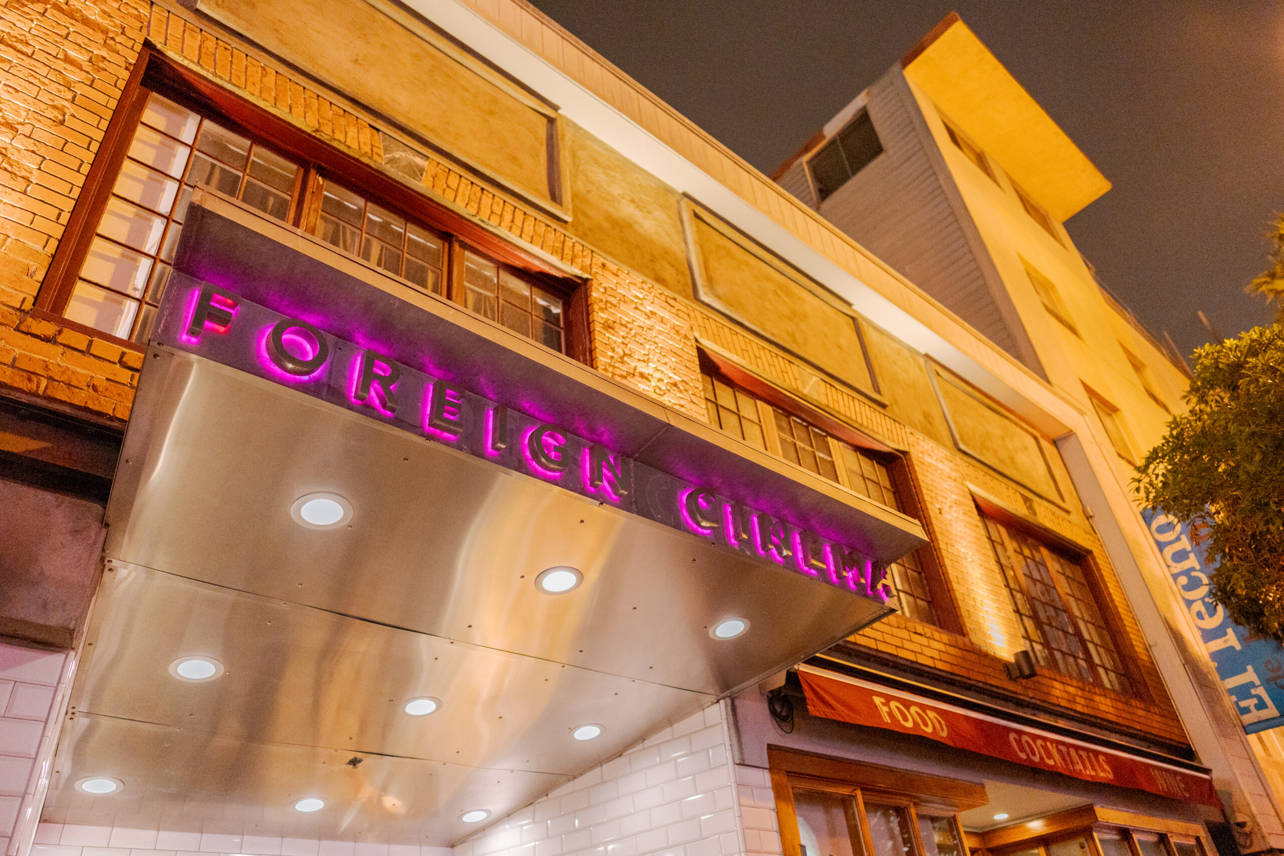 Foreign Cinema for Wedding Reception