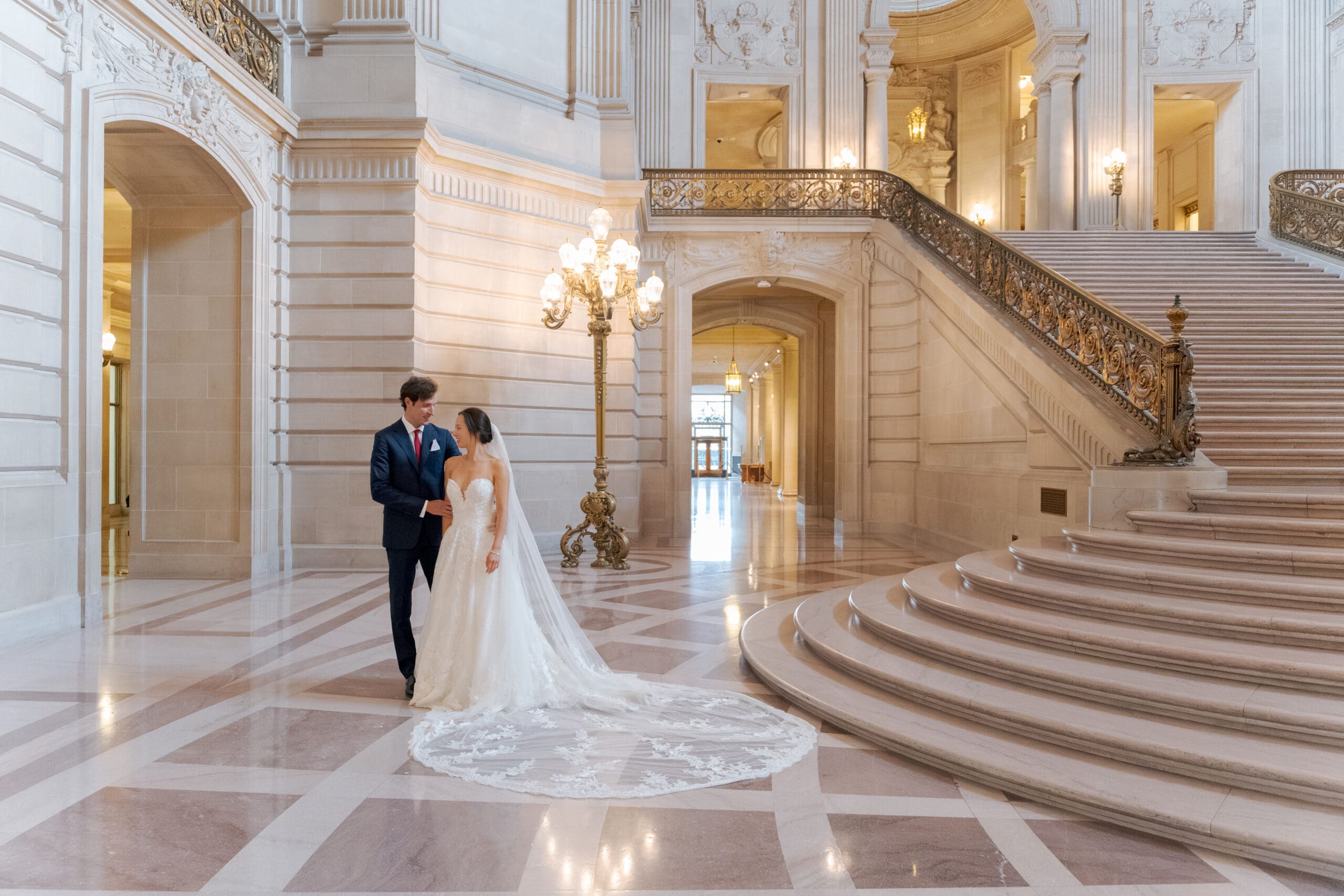 San Francisco City Hall Wedding Attire
