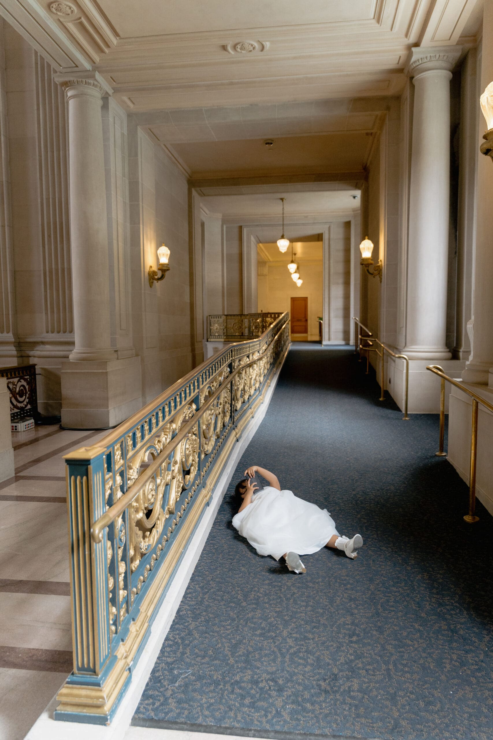 A quiet moment at San Francisco City Hall