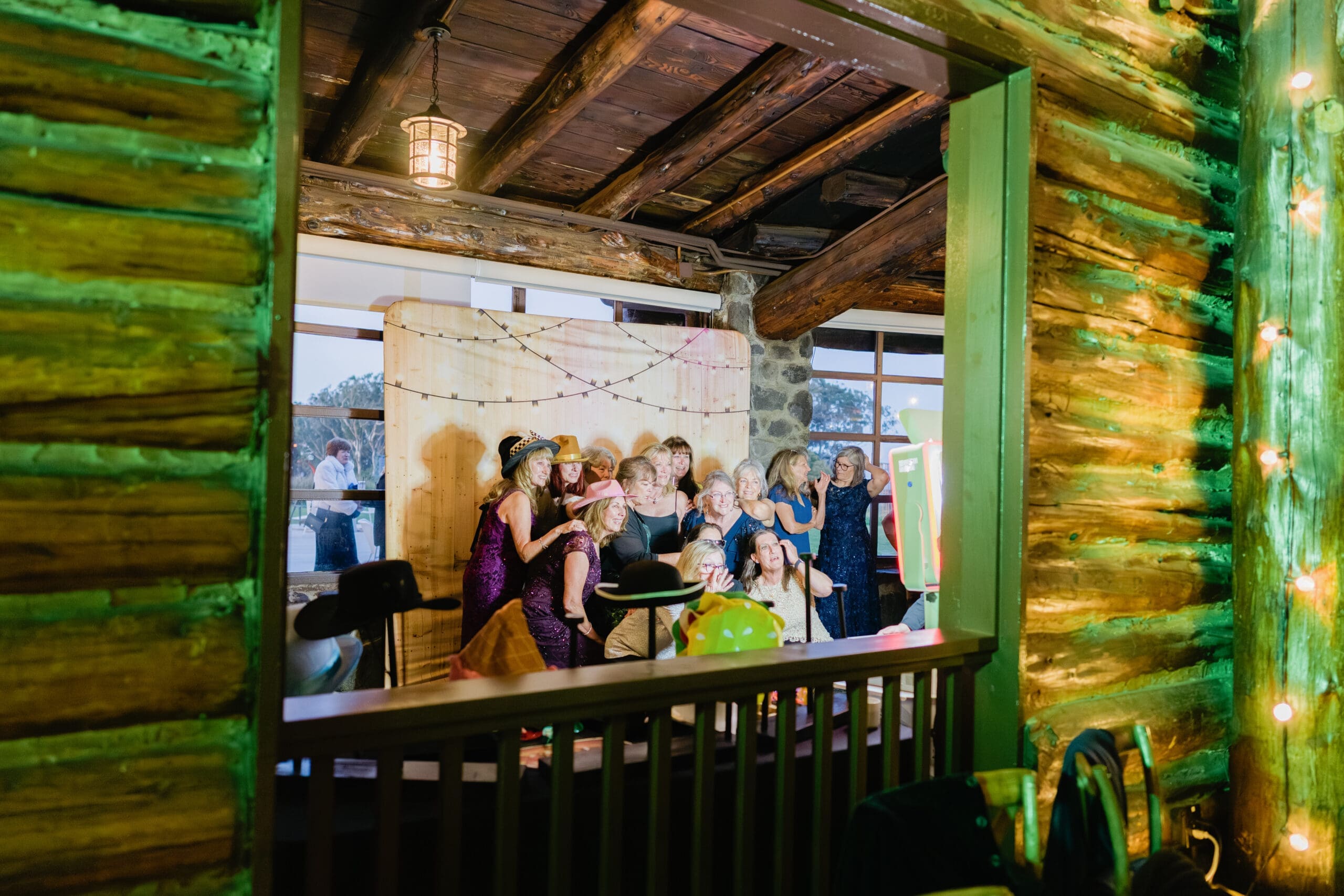 Photobooth fun at the Presidio Log Cabin
